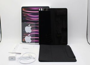 【1円】Apple iPad Pro 12.9インチ 第6世代 Wi-Fi+Cellular 128GB MP1X3J/A A2437 SIMフリー スペースグレイ z24-478 中古品 z_p
