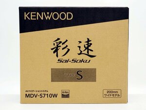 ★1スタ！【未使用品】Kenwood(ケンウッド) 7V型 彩速 200mmワイドモデル TYPE-S MDV-S710W Bluetooth内蔵 DVD 地デジ m5-35135 m_z