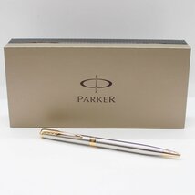 PARKER パーカー ボールペン 回転式 シルバー 中古品 m_z(j) m24-33499_画像1