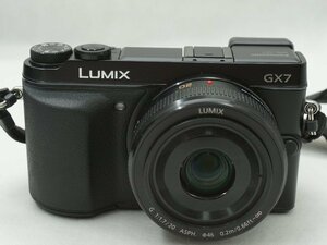 ☆【フォーサーズ】パナソニック LUMIX GX7 DMC-GX7 20mmF1:1.7付 ミラーレス一眼 k_e 24-119