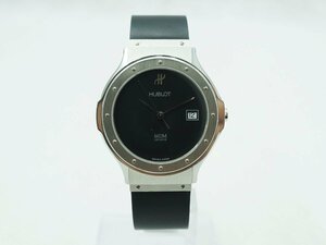 ☆【中古】HUBLOT クラシック MDM 1521.1 腕時計 メンズ クオーツ デイト k_w 24-0564