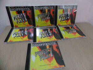 CD 業務用 効果音 DIGIFFECTS POWER PACK 1〜7 7枚