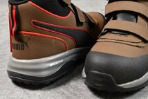 PUMA プーマ 安全靴 メンズ スニーカー シューズ Rapid Brown Mid ベルクロタイプ 作業靴 63.553.0 ラピッドブラウンミッド 25.5cm / 新品_画像6