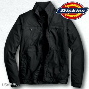 USAモデル ジャケット メンズ ブランド Dickies ディッキーズ 中綿 撥水 軽量 トラックジャケット TJH242 ブラック 黒 新品 1円 スタート