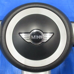 ●JCW BMW MINI mini ミニ R55 R56 R57 ジョンクーパー ワークス 純正 3本スポーク レザー ステアリング●の画像3