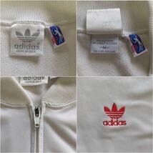 80s adidas アディダス ATP トラックジャケット ジャージ 白 USA製 アメリカ製 / ビンテージ 60s 70s _画像4