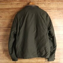 C8S/R2.1-2　DOCKERS　ドッカーズ　パディングジャケット　中綿　ブルゾン　ジャンパー　裏フリース　フルジップ　アウター　L　カーキ系_画像9