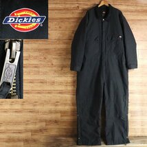 \4K/R1.18-3　Dickies　ディッキーズ　オールインワン　ツナギ　つなぎ　オーバーオール　作業着　ワークウェア　アメリカ古着_画像1