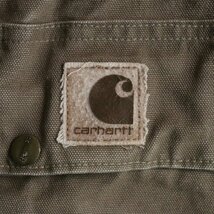 H2S/R1.31-2　アメリカ古着　Carhartt　カーハート　ダック　ハンティングジャケット　裏ブランケット　2XL　カバーオール　バーンコート_画像4