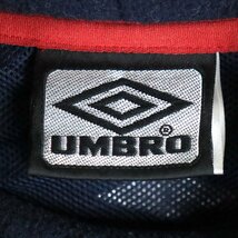 F12K/R1.16-3　umbro　アンブロ　フリースジャケット　プルオーバー　モックネック　ブルゾン　スポーツブランド　メンズ　XL_画像7