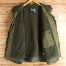 F8K/R1.10-5　Barbour　バブアー　Breathables　ハンティングジャケット　ノンワックス　ブルゾン　ユーロ古着　メンズ　L_画像4