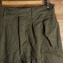 F5T/R2.12-4　　60s　ビンテージ　ドイツ軍　ウール　フィールドパンツ　カーゴパンツ　ミリタリーパンツ　ユーロ　ヴィンテージ_画像2