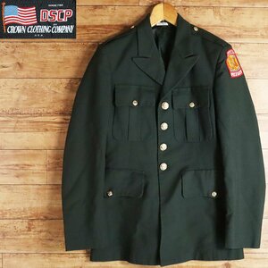 L5J/R2.5-3　アメリカ軍　US ARMY　ドレスジャケット　ユニフォーム　制服　軍服　ミリタリー　36R　セージグリーン　アメリカ古着