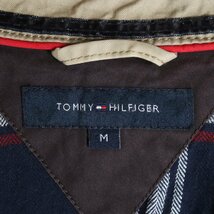 #5T/R2.15-5　TOMMY HILFIGER　トミーヒルフィガー　裏チェック　コットンジャケット　スイングトップ　ジャンパー　ブルゾン_画像7