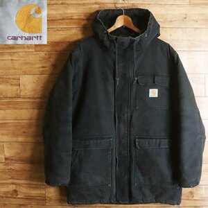 F9T/Y2.8-2　アメリカ古着　Carhartt　カーハート　シベリアンパーカー　L　メンズ　ダックジャケット　ワークジャケット　アクティブ