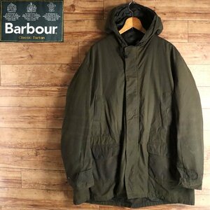 E2S/R2.22-3　Barbour　バブアー　Classic Tartan　オイルジャケット　ワックスジャケット　タータンチェック　メンズ　XXL　カーキ系