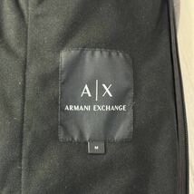 未使用並/L相当★アルマーニ/ARMANI EXCHANGE 特殊キルティング ロゴテープ AXプレート ダウンジャケット アウター 軽量極暖 メンズ グレー_画像9