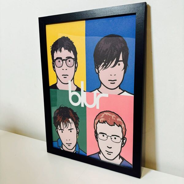 【黒額付きポスター】Blurブラー The Best Of Blur ①（新品）