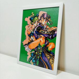 【白額付きポスター】JOJO ジョジョの奇妙な冒険 承太郎 徐倫②(新品)