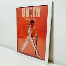 【白額付きポスター】Queen クイーン⑧ フレディマーキュリー（新品）_画像1