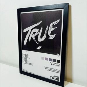 【黒額付きポスター】アヴィーチー Avicii TRUE（新品）