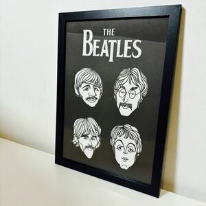 【黒額付きポスター】ビートルズ The Beatles⑤(新品)