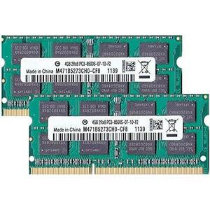 PC3-8500(DDR3-1066) SO-DIMM 4GB×2枚組 メモリンゴブランドノートPC用メモリ iMac/Mac mini/MacBookPro対応対応