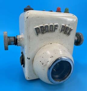 □M13 PROOF PAX 白バイカメラ 1950年代 アンティーク レトロ 珍品 フィルムカメラ? アンティークカメラ ヴィンテージ