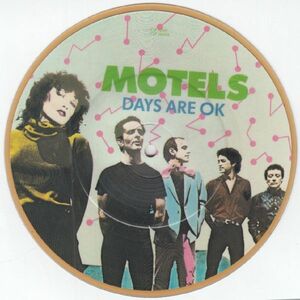 米ニューウエイブ　モーテルズ　７“　Days Are OK　ピクチャーディスク　1980年