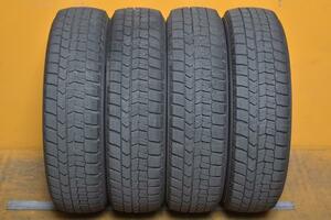 中古 ダンロップ タイヤ ウィンターマックスWM02,155/65R14,75Q