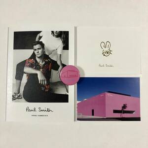  paul (pole) * Smith Paul Smith not for sale badge small booklet postcard total 4 point set * Los Angeles America LAbachi