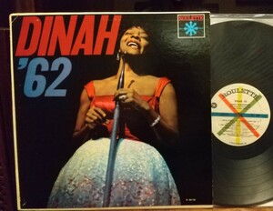 【LP・USプレス・モノラル・オリジナル・美盤】Dinah Washington/Dinah '62 / ダイナ・ワシントン