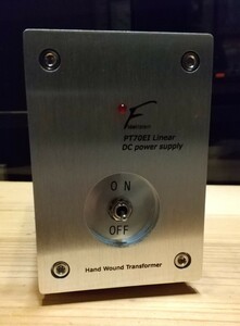 FidelitatemSound 手巻きトランス使用電源アダプター PT70EI　15ボルト仕様　LUXMAN LXV-OT10などに使用可能　無傷美品　完動品