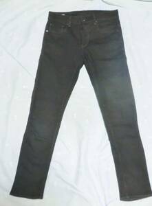 G-STAR RAW ジースターロウ 3301 SLIM スリム ジーンズ デニム W31 L32 ストレッチ ブラック 黒 