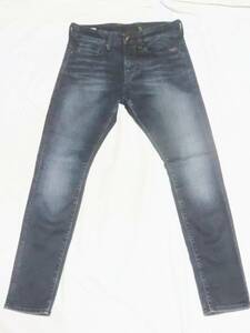 G-STAR RAW ジースター ロウ REVEND SKINNY スキニーデニム ジーンズ W30 L30 ブルー ストレッチ 程度良好