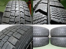 4本 社外 15インチ 6J +43 5H PCD100 スタッドレス ダンロップ ウインターマックス WM02 2022年 185/65R15 トヨタ シエンタ 10系 MXPC MXPL_画像10