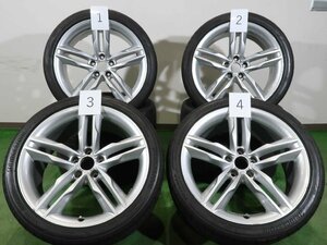 4本 アウディ S5 純正 19インチ 8.5J +32 5H PCD 112 ラジアル ブリヂストン ポテンザ S007A 255/35R19 カブリオレ スポーツバック Audi A5