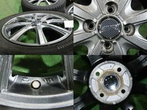 4本 社外 15インチ 4.5J +45 4H 100 スタッドレス TOYO オブザーブ GIZ2 2021年 165/60R15 ハスラー ソリオ デリカD2 キャストアクティバ_画像6