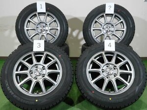 4本 ロクサーニ 15インチ 6J +53 5H 114.3 スタッドレス 未使用 ダンロップ ウインターマックス WM02 2023年 195/65R15 ヴォクシー ノア 80