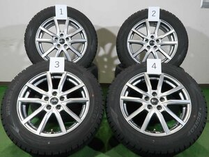 4本 社外 16インチ 6.5J +48 5H 100 スタッドレス DUNLOP WINTERMAXX WM02 2021年 205/55R16 プリウス カローラ インプレッサスポーツ 86