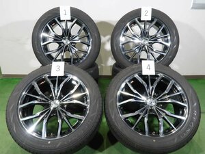 4本 weds レオニス LV 18インチ ホイール 8J+42 114.3 ラジアル ブリヂストン レグノ GRVⅡ 2023年 235/50R18 アルファード ヴェルファイア