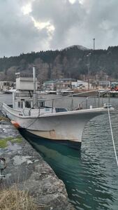 45フィート？実寸約15m ヤンマーエンジン　最大馬力360馬力　漁船　北海道　道南　ボート　キャスティング仕様　アワー約6300h