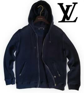  superior article *LOUIS VUITTON* Louis Vuitton * travel Zip up f-ti sweat Parker blouson LV Circle Logo RM201Q JUJ HFY42W