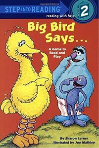 [A11092540]Big Bird Says...: A Game to Read and Play : Featuring Jim Henson