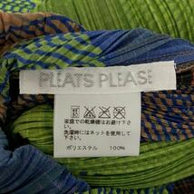 PLEATS PLEASE プリーツプリーズ ISSEY MIYAKE イッセイミヤケ セットアップ 半袖 トップス スカート ロングスカート 幾何学模様 _画像6