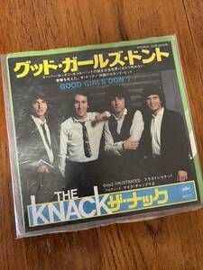 THE KNACK ナック グッドガールズドント アナログ レコード ビニール EP 昭和レトロ 当時もの 骨董品