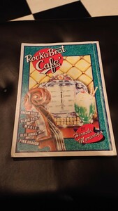 CREAM SODA送料無料！クリームソーダ 激レア「ロッカビートカフェ Rock'aBeat Cafe」CREAM SODA ピンクドラゴン ブラックキャッツ