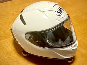 SHOEI ショウエイ X-14 X-Fourteen 2022年5月購入 概ね美品 使用僅少 Mサイズ フルフェイス 白 