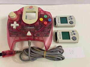 現状販売　ゲーム　コントローラ　パッド　DC　ドリームキャスト　ミレニアム2000　クリアレッド　SAKA10