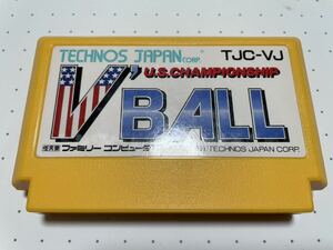 ☆FC 美品 V'BALL U.S.CHAMPIONSHIP テクノスジャパン ビーチバレー ☆動作確認済 端子・除菌清掃済 同梱可